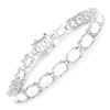 Image 1 : Plated Rhodium 10.26ctw Opal Bracelet