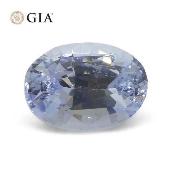 Large 6.12 Ct GIA Certified Natural Sapphire