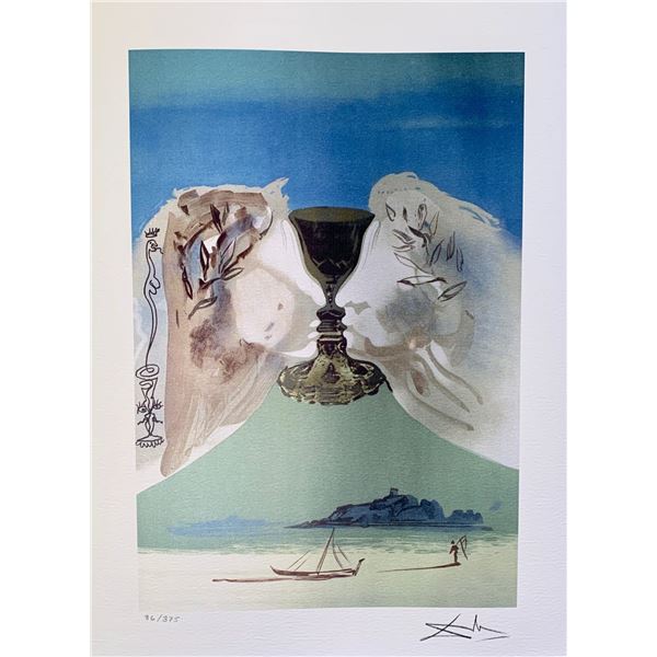 Salvador Dali CHALICE OF LOVE Facsimile Signed Limited Edition Giclee