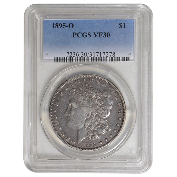 1895-O $1 Morgan Silver Dollar PCGS VF30