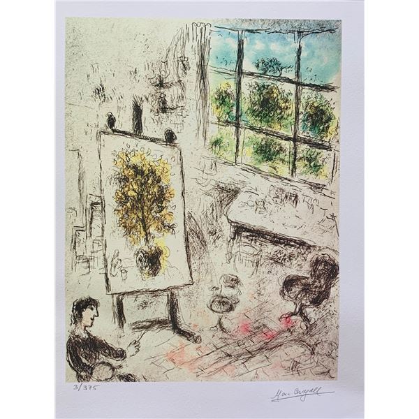 Marc Chagall ARAGON MALRAUX Limited Edition Facsimile Signed Giclee