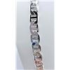 Image 3 : Huge 78.8 Gram Silver Plate Mariners Chain Necklace.