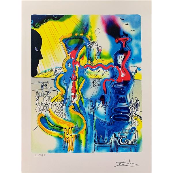 Salvador Dali THE ALCHEMIST Facsimile Signed & Numbered Giclee