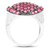 Image 2 : Plated Rhodium 3.35ctw Ruby Ring