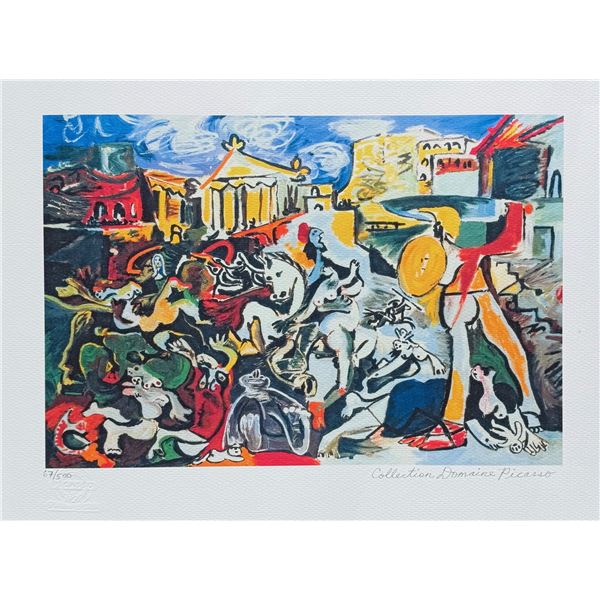 Pablo Picasso RAPE OF THE SABINE WOMEN Estate Signed Limited Edition Giclee