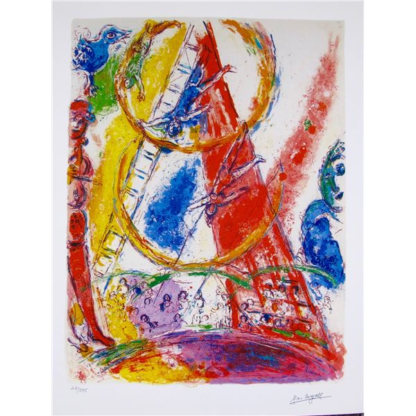 Marc Chagall CIRCUS III Facsimile Signed Limited Edition Giclee