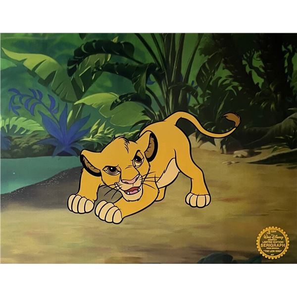 Disney THE LION KING SIMBA Sericel Animation Art Cel