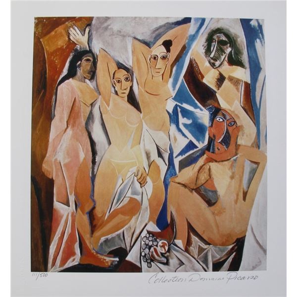 Pablo Picasso WOMEN OF AVIGNON Estate Signed Limited Edition Giclee