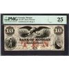Image 1 : 1857 $10 Morgan GA Obsolete PMG 25
