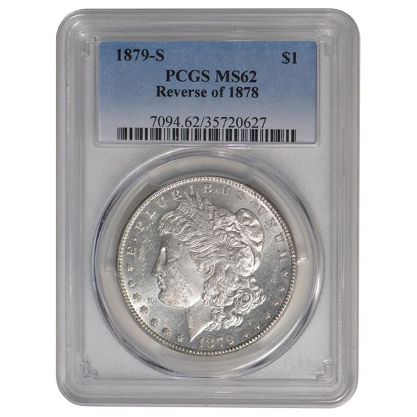 1879-S $1 Morgan Silver Dollar PCGS MS62
