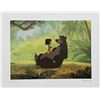 Image 1 : DISNEY THE JUNGLE BOOK MOWGLI & BALOO Lithograph