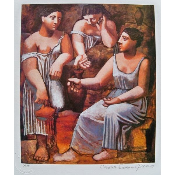 Pablo Picasso THREE SISTERS Estate Signed Limited Edition Giclee
