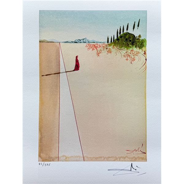 Salvador Dali Divine Comedy INFERNO #1 Facsimile Signed Limited Edition Giclee