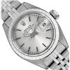 Image 2 : Rolex Ladies Stainless Steel Engine Turn Bezel Date Watch