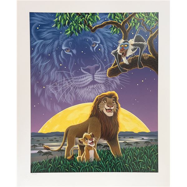 Disney LION KING Limited Edition Serigraph by William Schimmel