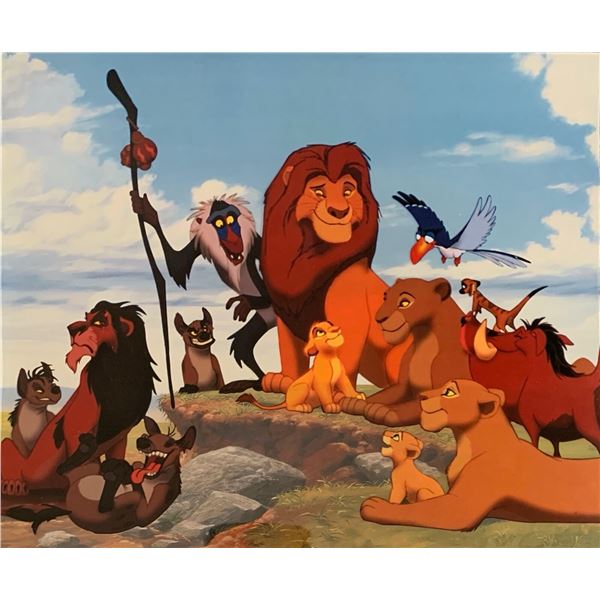 Walt Disney THE LION KING 1994 Limited Edition Color Sericel