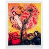Image 1 : Marc Chagall TREE OVER VILLAGE Limited Edition Facsimile Signed Giclee