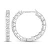 Image 2 : 14KT White Gold 2.04ctw Lab Diamond Earrings