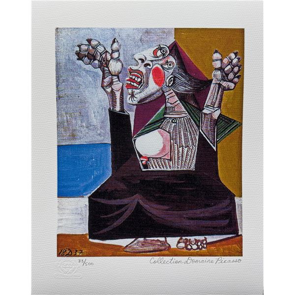 Pablo Picasso THE SUPPLIANT Estate Signed Limited Edition Giclee