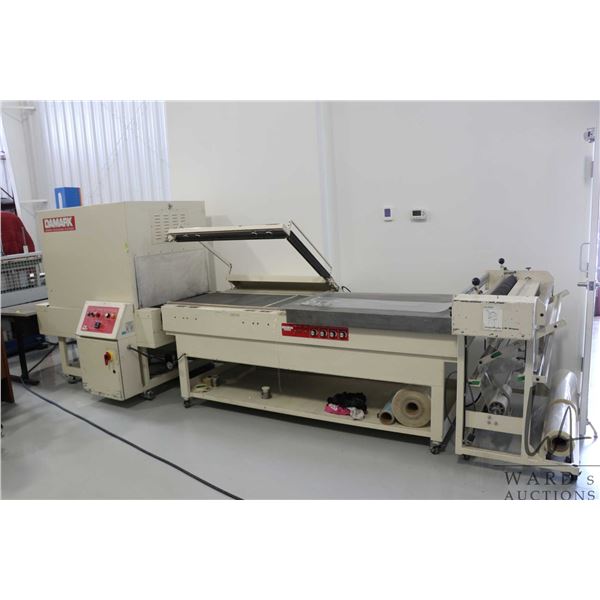 Damark model STB34 shrink tunnel. Serial number 6900. Three phase requirement. See video on website 