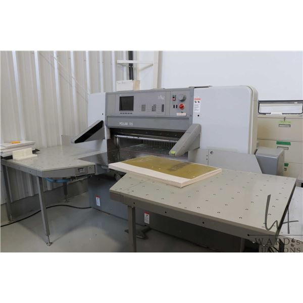 Polar MOHR Model 115ED paper cutter, #6631377 220v. Includes extra blades, shear pins etc.   -  See 
