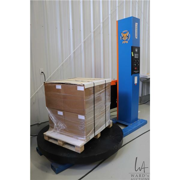 Fox Packaging Services pallet stretch wrap machine, model FPS-400H. Serial Number 400H-012816-047. 1