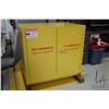 Image 1 : Two door flame resistant cabinet, 36"w x 37"h x 24"d. No key