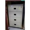 Image 1 : HON four drawer fire resistant filing cabinet, 53"h x 31"w x 23"d.