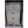 Image 1 : Fireking four drawer fire resistant filing cabinet 53h x 31w x 23d.