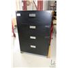 Image 1 : Four drawer lateral filing cabinet, 50"h x 36"w x 18"d.
