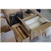 Image 7 : Pallet lot of items including plastic sleeves, tube end caps, thousands of Uline S-5863 hanging tabs