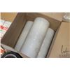 Image 8 : Pallet lot of items including plastic sleeves, tube end caps, thousands of Uline S-5863 hanging tabs