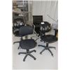 Image 1 : 4 Office chairs on wheels