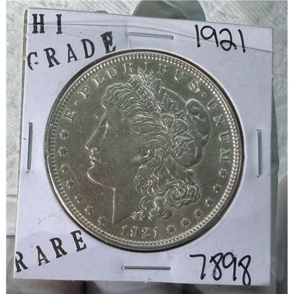 MORGAN SILVER DOLLAR - 1921