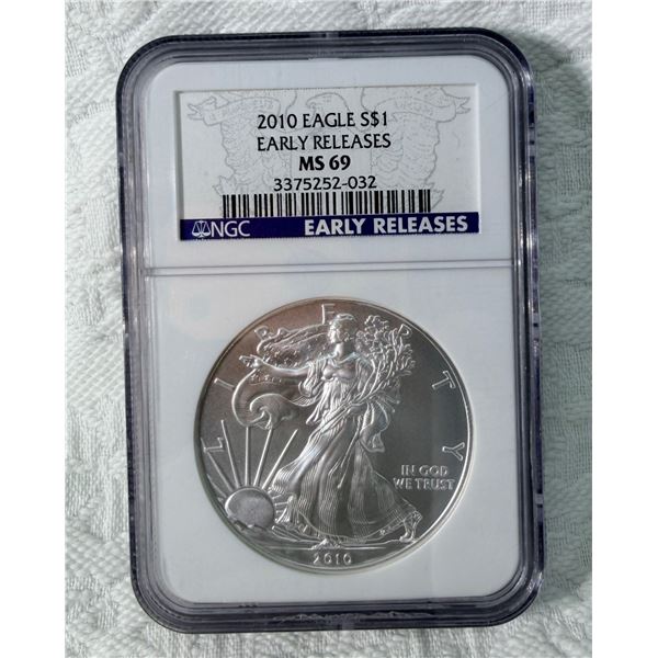 AMERICAN SILVER EAGLE - 2010 - MS69