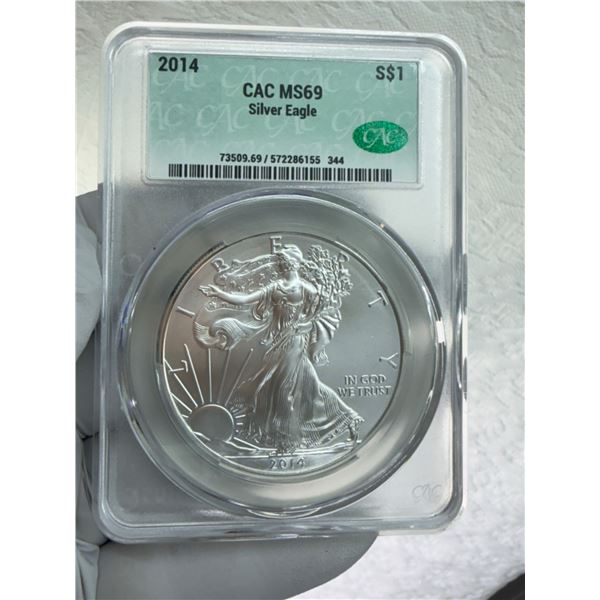 AMERICAN SILVER EAGLE - 2014 - MS69
