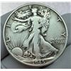 Image 1 : WALKING LIBERTY SILVER HALF DOLLAR - 1945
