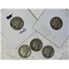 Image 1 : MERCURY SILVER DIMES - 1916, 1923, 1924, 1929, 1939S