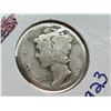 Image 2 : MERCURY SILVER DIMES - 1916, 1923, 1924, 1929, 1939S