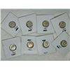 Image 1 : ROOSEVELT SILVER DIMES - LOT OF 8