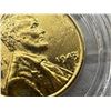 Image 4 : LINCOLN WHEAT PENNY, PLATED IN 24-KARAT GOLD - 1943