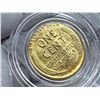 Image 5 : LINCOLN WHEAT PENNY, PLATED IN 24-KARAT GOLD - 1943