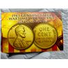 Image 7 : LINCOLN WHEAT PENNY, PLATED IN 24-KARAT GOLD - 1943