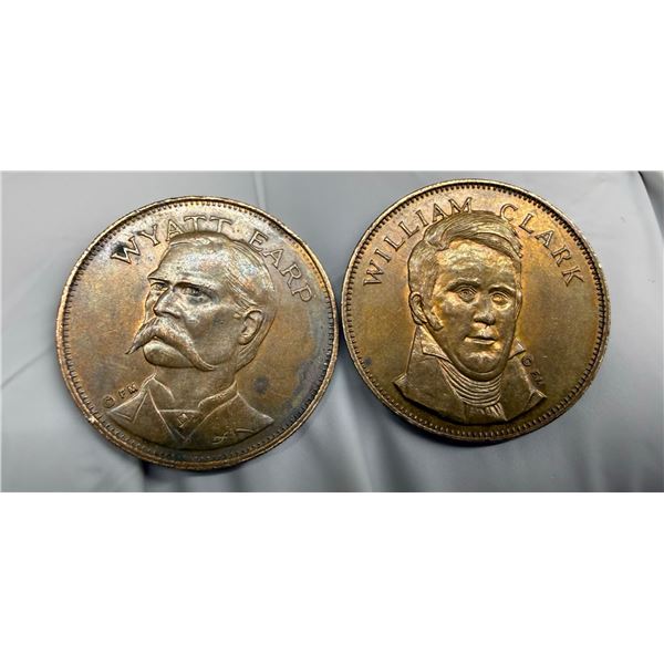 RUGGED AMERICAN SERIES TOKENS: WYATT EARP AND WILLIAM CLARK