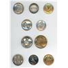 Image 1 : A SMALL CARD OF DIVISION ONE ENGLISH LIVERY BUTTONS