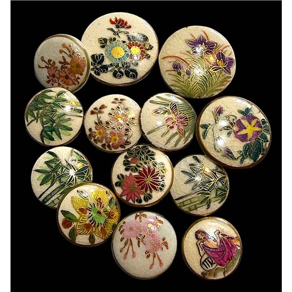 A SELECTION OF DIVISION 3 SATSUMA BUTTONS