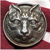 Image 1 : A DIVISION THREE METAL CAT BUTTON