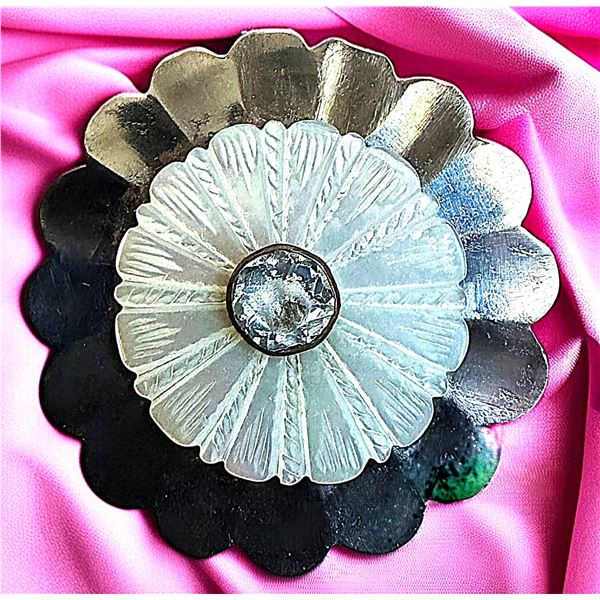 A DIVISION ONE THREE MATERIAL STEEL BUTTON