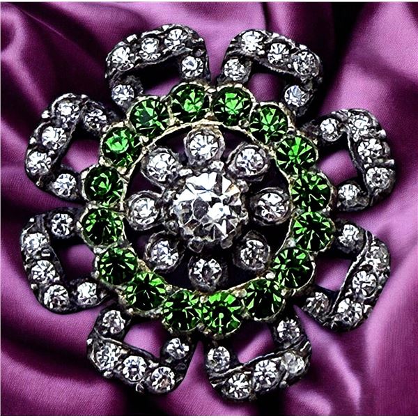 A DIVISION ONE SPARKLING "GLITZ" BUTTON