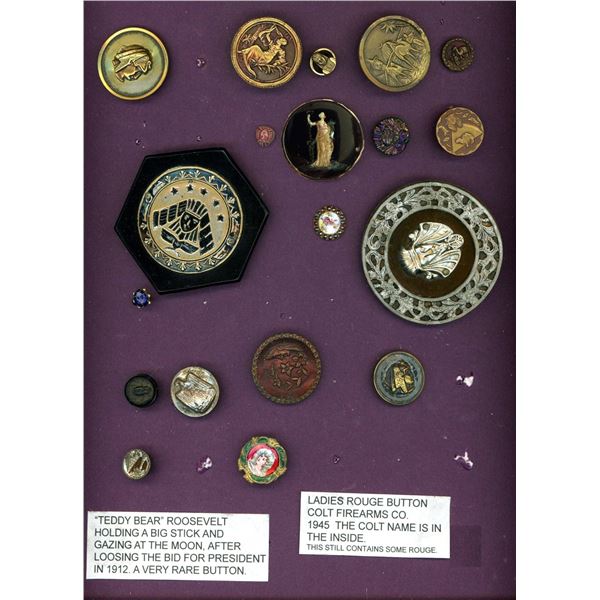 A CARD OF DIVISION ONE FIGURAL 8UTTONS